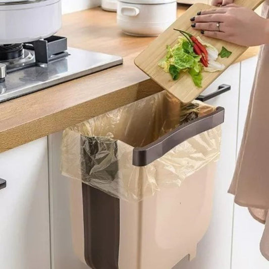 Basurero plegable para cocina